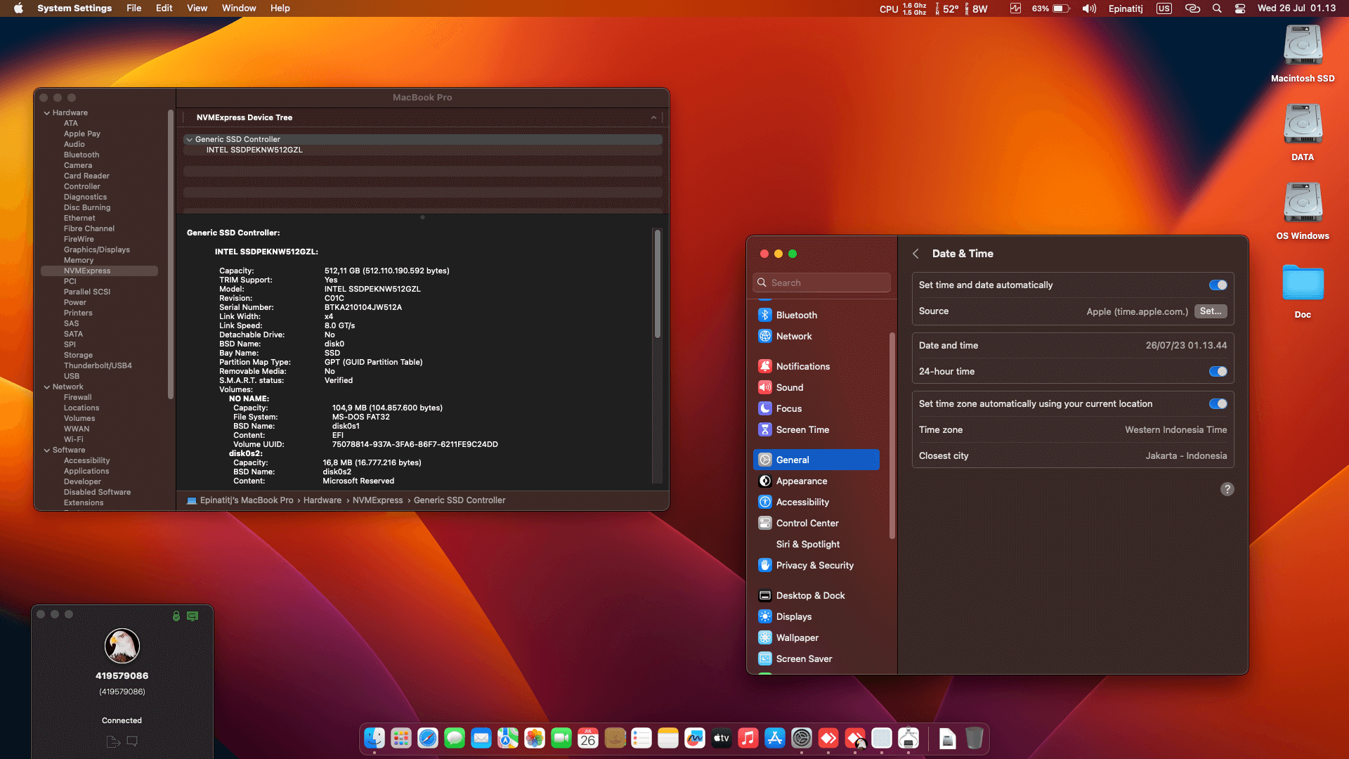 Lenovo Ideapad Slim 3 15ALC6 [AMD Ryzen 7 5700U + Radeon Vega 8 + I2C]   OpenCore 1
